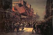 Thomas Nast The Departure of the Seventh Regiment to the War Spain oil painting artist